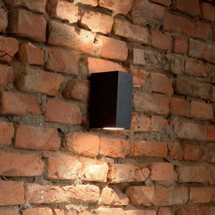 Ideal Lux - Outdoor wall light 2xE27/28W/230V black