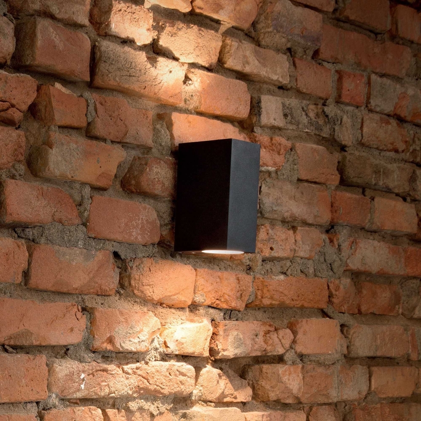 Ideal Lux - Outdoor wall light 2xE27/28W/230V black