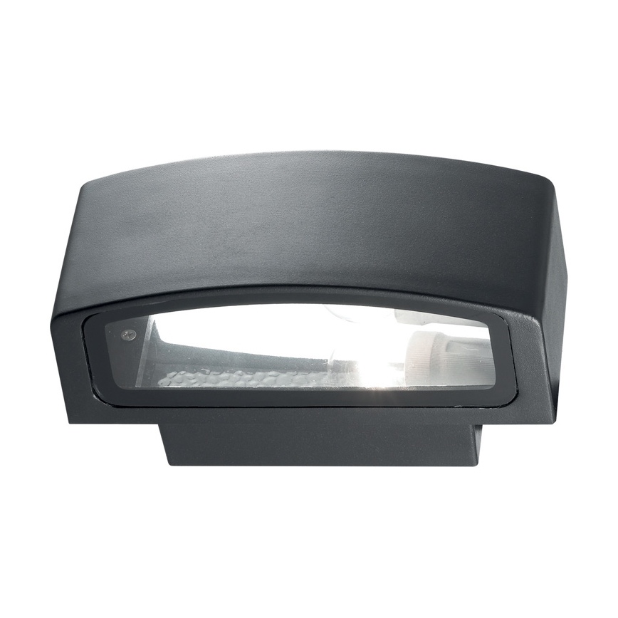 Ideal Lux - Outdoor wall light ANDROMEDA 1xE27/60W/230V IP55 black