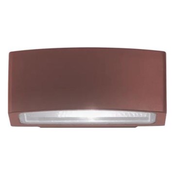 Ideal Lux - Outdoor wall light ANDROMEDA 1xE27/60W/230V IP55 brown