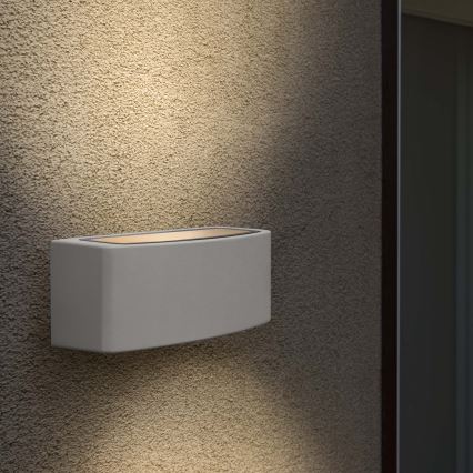 Ideal Lux - Outdoor wall light ANDROMEDA 1xE27/60W/230V IP55 grey