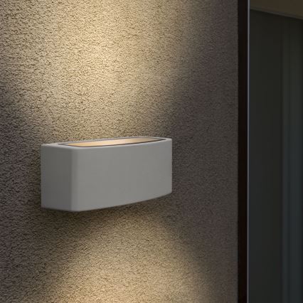 Ideal Lux - Outdoor wall light ANDROMEDA 1xE27/60W/230V IP55 white