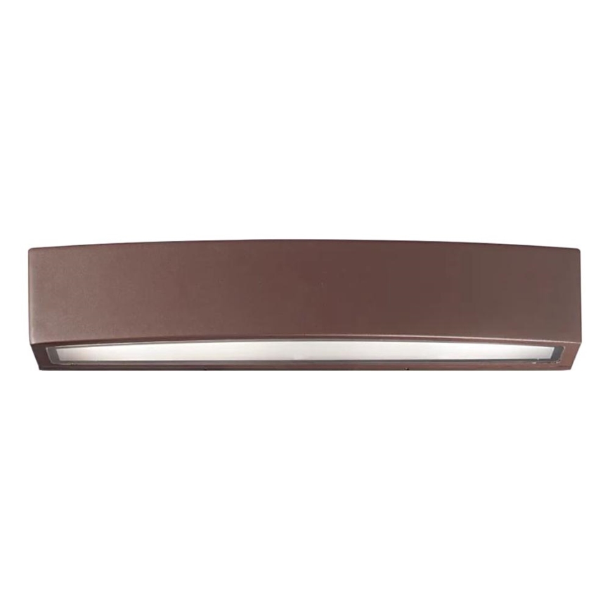 Ideal Lux - Outdoor wall light ANDROMEDA 2xE27/60W/230V IP55 brown
