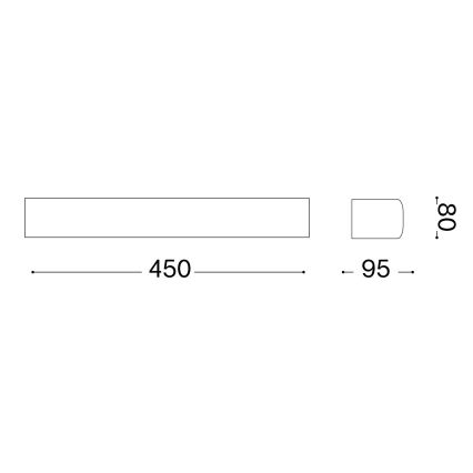 Ideal Lux - Outdoor wall light ANDROMEDA 2xE27/60W/230V IP55 white