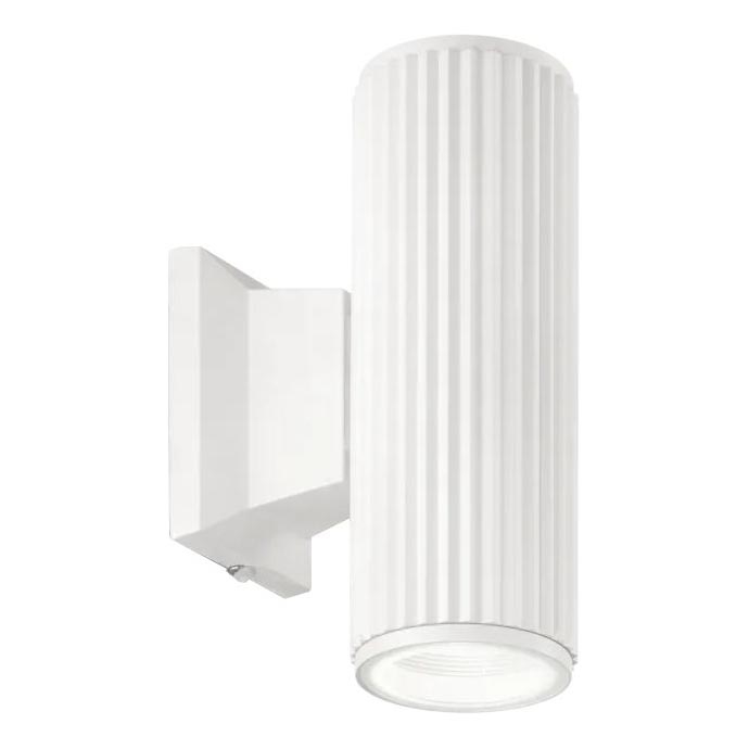 Ideal Lux - Outdoor wall light BASE 2xGU10/28W/230V IP44 white
