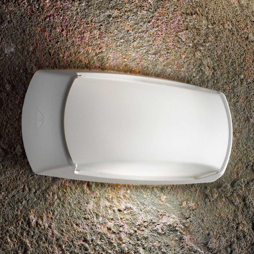 Ideal Lux - Outdoor wall light FELIX 1xE27/23W/230V IP66 white