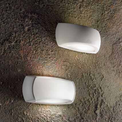 Ideal Lux - Outdoor wall light FELIX 1xE27/23W/230V IP66 white