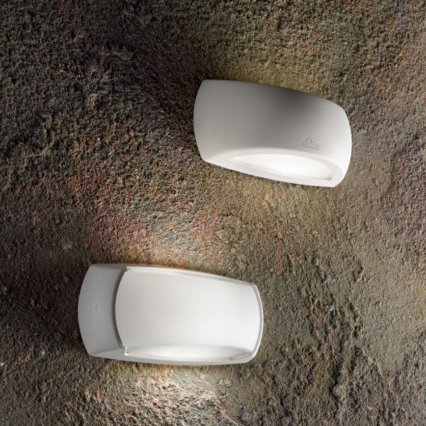 Ideal Lux - Outdoor wall light FELIX 1xE27/23W/230V IP66 white