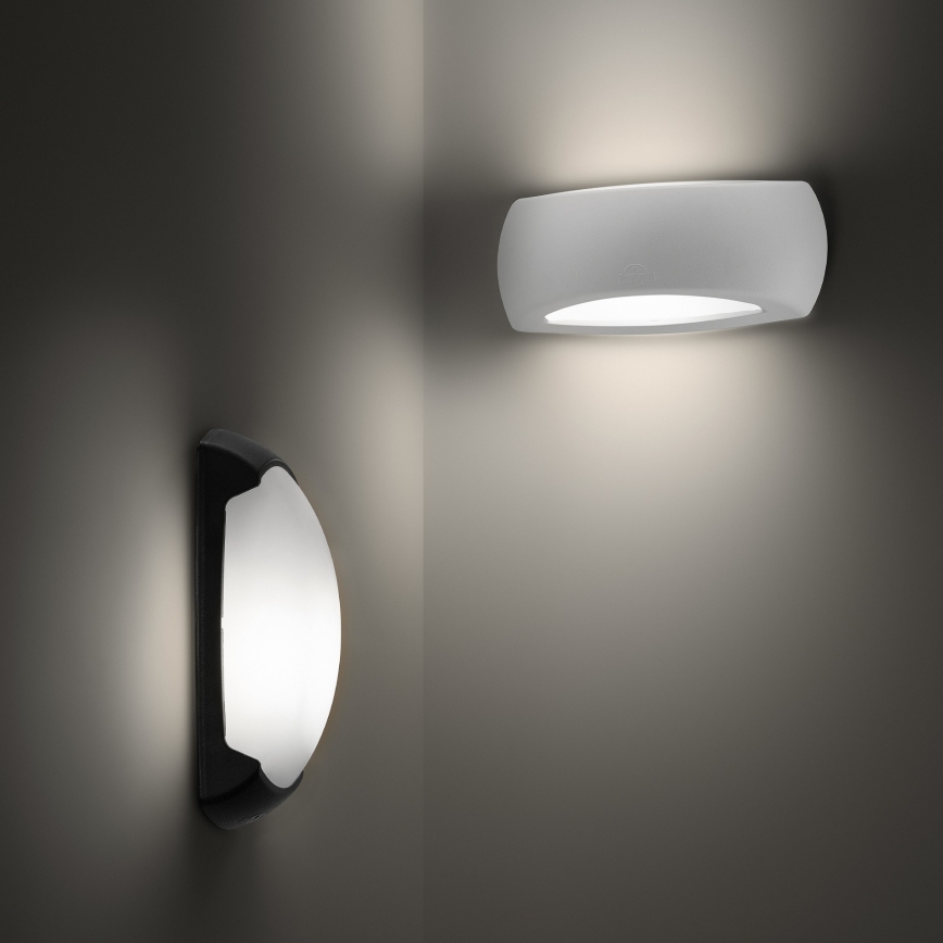Ideal Lux - Outdoor wall light FELIX 1xE27/23W/230V IP66 white