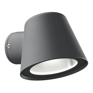 Ideal Lux - Outdoor wall light GAS 1xGU10/28W/230V IP43 anthracite