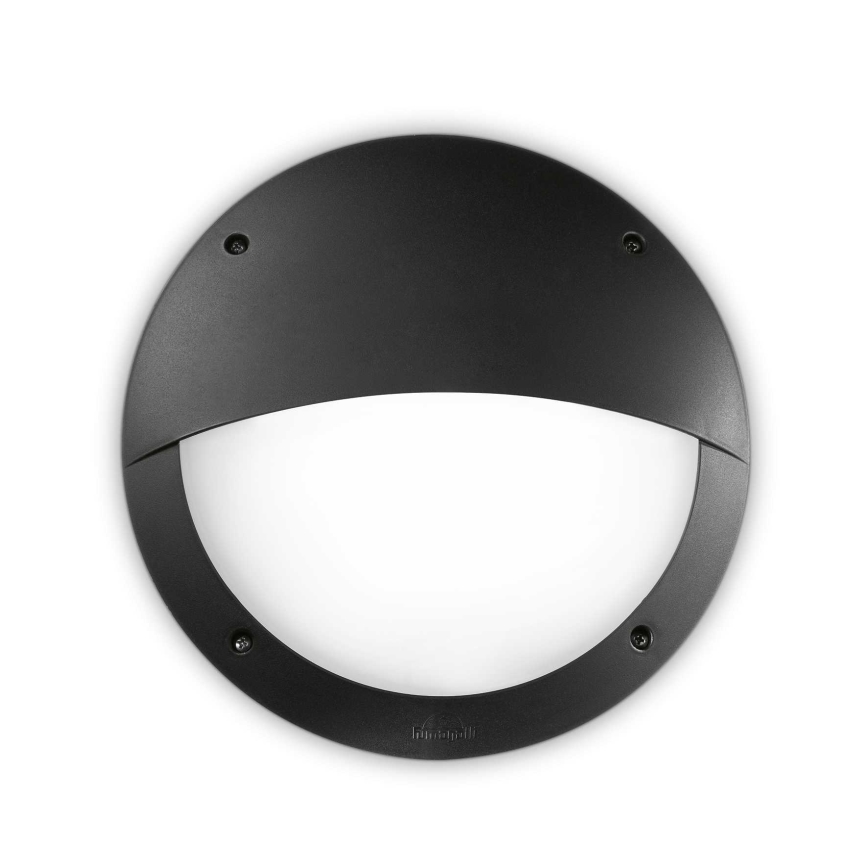 Ideal Lux - Outdoor wall light LUCIA 1xE27/23W/230V IP66 black