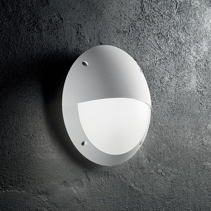 Ideal Lux - Outdoor wall light LUCIA 1xE27/23W/230V IP66 white