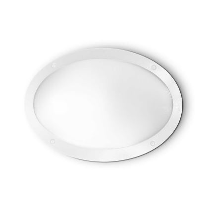 Ideal Lux - Outdoor wall light MADDI 1xE27/23W/230V IP66 white