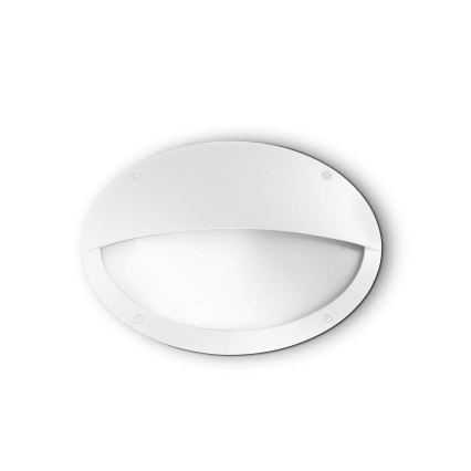 Ideal Lux - Outdoor Wall Light POLAR 1xE27/23W/230V IP66 White