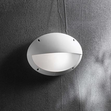 Ideal Lux - Outdoor Wall Light POLAR 1xE27/23W/230V IP66 White