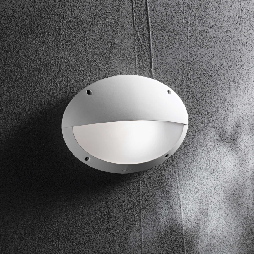 Ideal Lux - Outdoor Wall Light POLAR 1xE27/23W/230V IP66 White