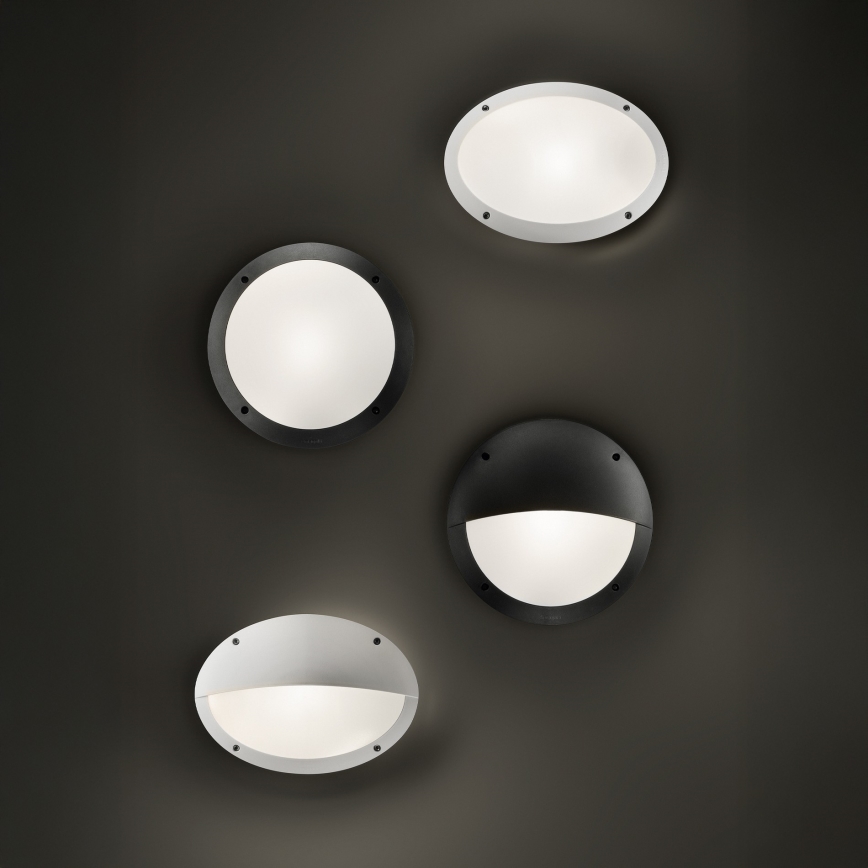 Ideal Lux - Outdoor Wall Light POLAR 1xE27/23W/230V IP66 White