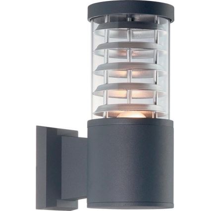 Ideal Lux - Outdoor wall light TRONCO 1xE27/42W/230V IP44 anthracite