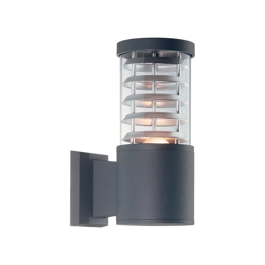 Ideal Lux - Outdoor wall light TRONCO 1xE27/42W/230V IP44 anthracite