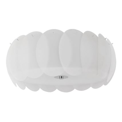 Ideal Lux - OVALINO Ceiling Light 8xE27/60W/230V Ø 53.5 cm White