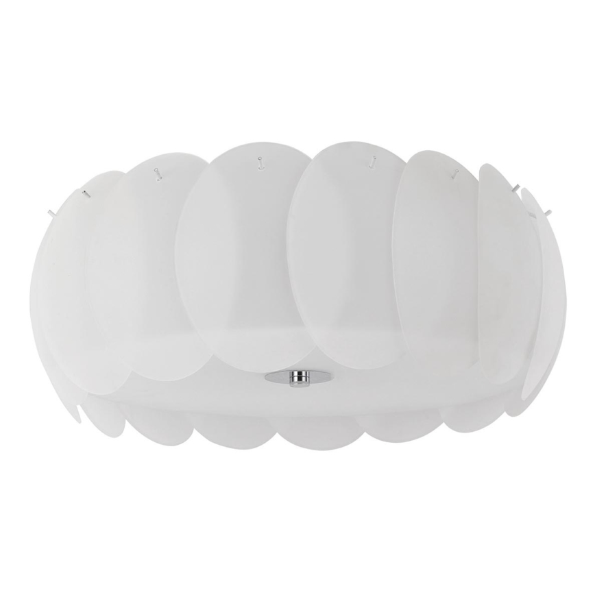 Ideal Lux - OVALINO Ceiling Light 8xE27/60W/230V Ø 53.5 cm White