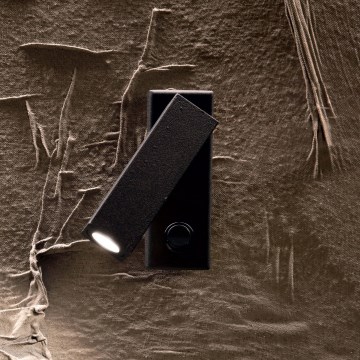 Ideal Lux - PAGE LED wall-mounted spotlight 3W/230V, CRI 90, black