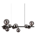 Ideal Lux - PERLAGE LED cable-suspended chandelier 10xG9/3W/230V 81 cm black/smoky black