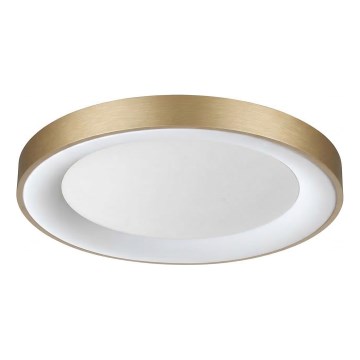 Ideal Lux - PLANET LED Ceiling Light 25W/230V CRI 90 Ø 50 cm Brass