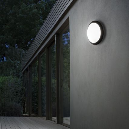 Ideal Lux - POLAR Outdoor Wall Light 1xE27/23W/230V IP66, Black