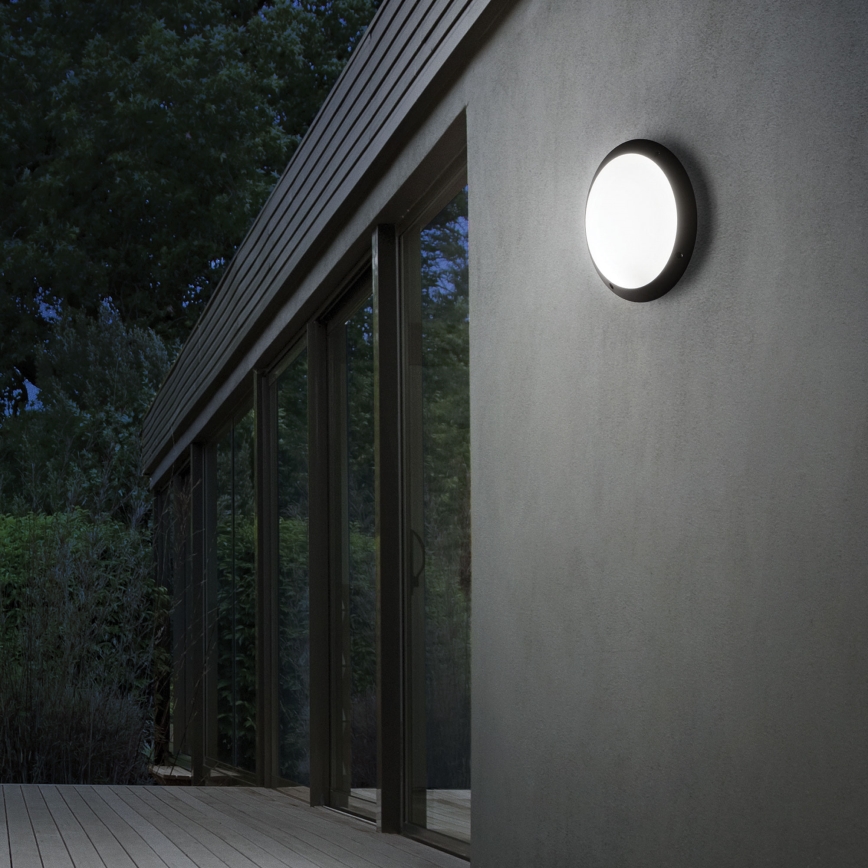Ideal Lux - POLAR Outdoor Wall Light 1xE27/23W/230V IP66, Black