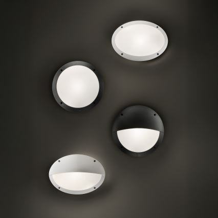 Ideal Lux - POLAR Outdoor Wall Light 1xE27/23W/230V IP66, Black
