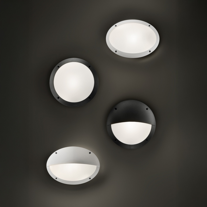 Ideal Lux - POLAR Outdoor Wall Light 1xE27/23W/230V IP66, Black