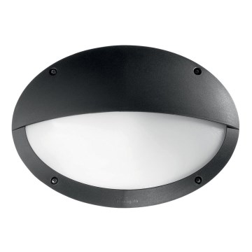 Ideal Lux - POLAR Outdoor Wall Light 1xE27/23W/230V IP66 Black
