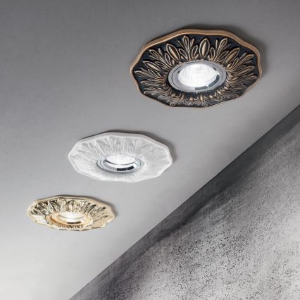 Ideal Lux - POLKA Recessed Ceiling Light 1xGU10/50W/230V, Gold