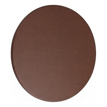 Ideal Lux - PUNTO LED Outdoor Wall Light LED/12W/230V CRI 90 Ø 24 cm IP54 Brown