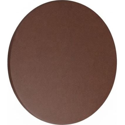 Ideal Lux - LED Outdoor Wall Light PUNTO LED/16W/230V CRI 90 Ø 30 cm IP54 brown