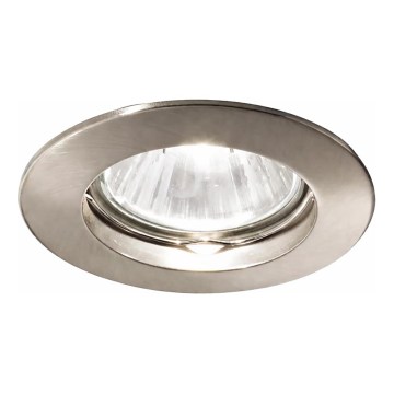 Ideal Lux - Recessed Downlight 1xGU10/50W/230V Ø 7.7 cm Matte Chrome