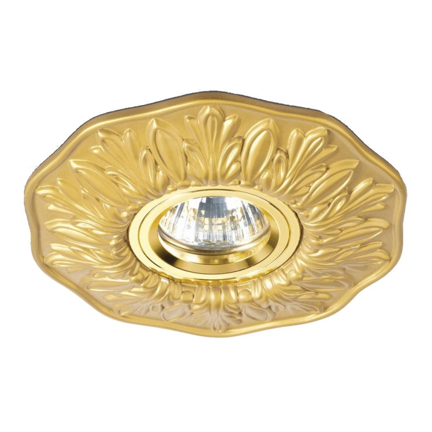 Ideal Lux - Recessed light 1xGU10/50W/230V gold