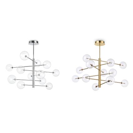 Ideal Lux - Replacement lampshade for EQUINOXE chandelier and lamp, Ø 15 cm, clear