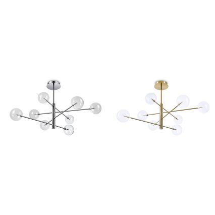 Ideal Lux - Replacement lampshade for EQUINOXE chandelier and lamp, Ø 15 cm, clear