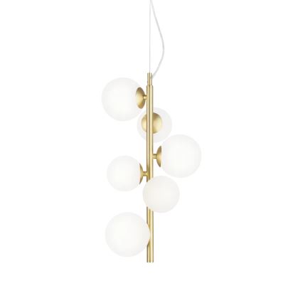 Ideal Lux - Replacement lampshade for PERLAGE chandelier/fixture/lamp, Ø 12 cm, white