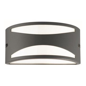 Ideal Lux - REX Outdoor Wall Light 1xE27/60W/230V IP44 Anthracite