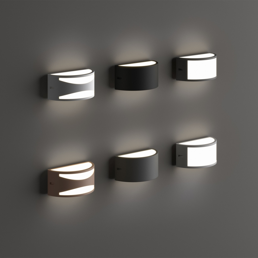 Ideal Lux - REX Outdoor Wall Light 1xE27/60W/230V IP44 Brown