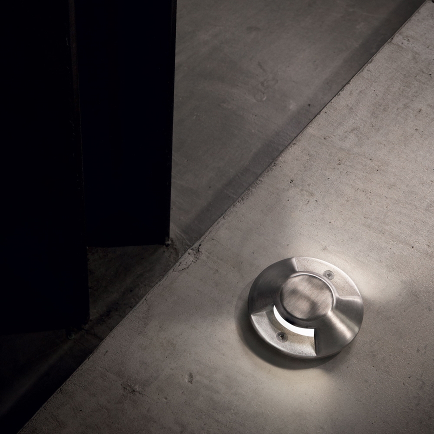 Ideal Lux - ROCKET Drive-over LED Fixture/3W/230V CRI 90 IP67 Matte Chrome