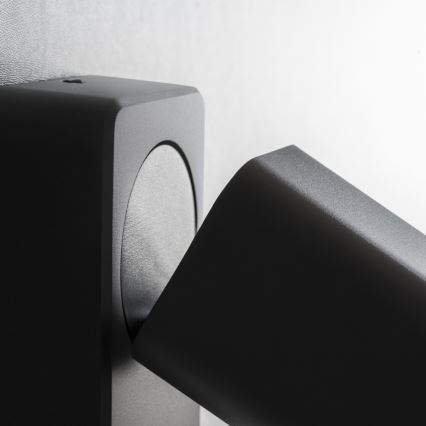 Ideal Lux - RUDY LED Wall-Mounted Spotlight 1x GU10/7W/230V, CRI 90, Black