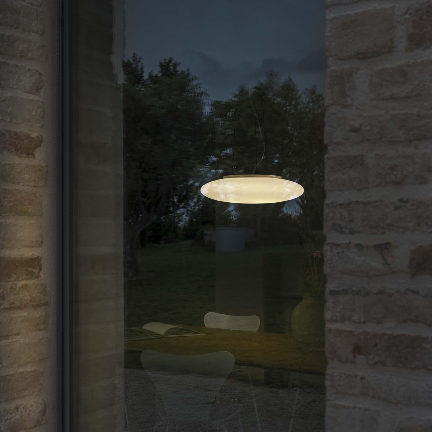Ideal Lux - SMARTIES cable-suspended chandelier, 5 x E27 (max 42W), 230V, Ø 60 cm, white