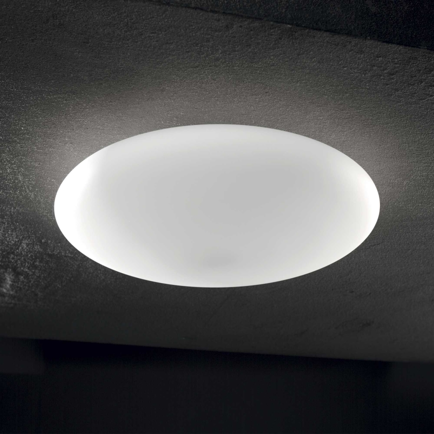 Ideal Lux - SMARTIES Ceiling Light 1x E27, 42W, 230V, Ø 33 cm, White