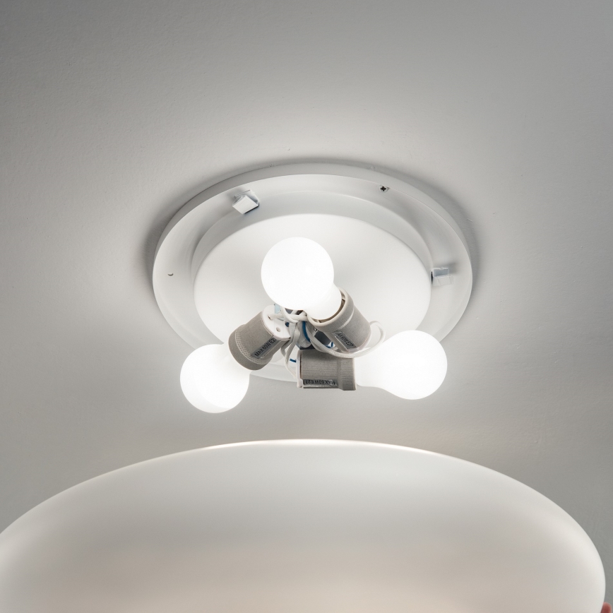 Ideal Lux - SMARTIES Ceiling Light 1x E27, 42W, 230V, Ø 33 cm, White