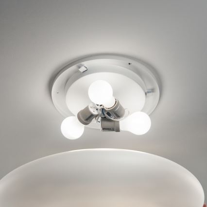 Ideal Lux - SMARTIES Ceiling Light 2x E27/42W/230V Ø 42.5 cm White