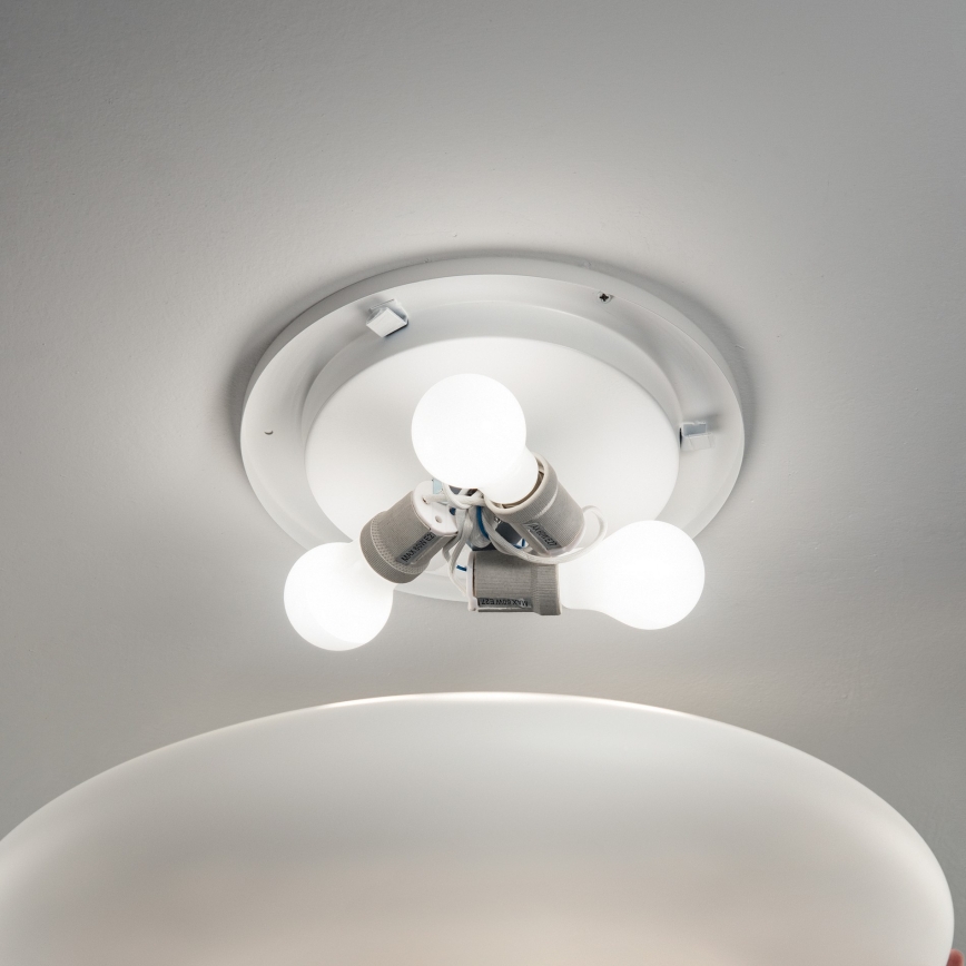 Ideal Lux - SMARTIES Ceiling Light 2x E27/42W/230V Ø 42.5 cm White